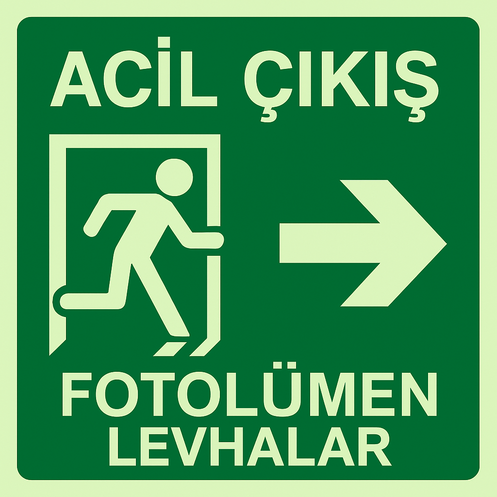 Acil Çıkış Fotolümen Levhalar